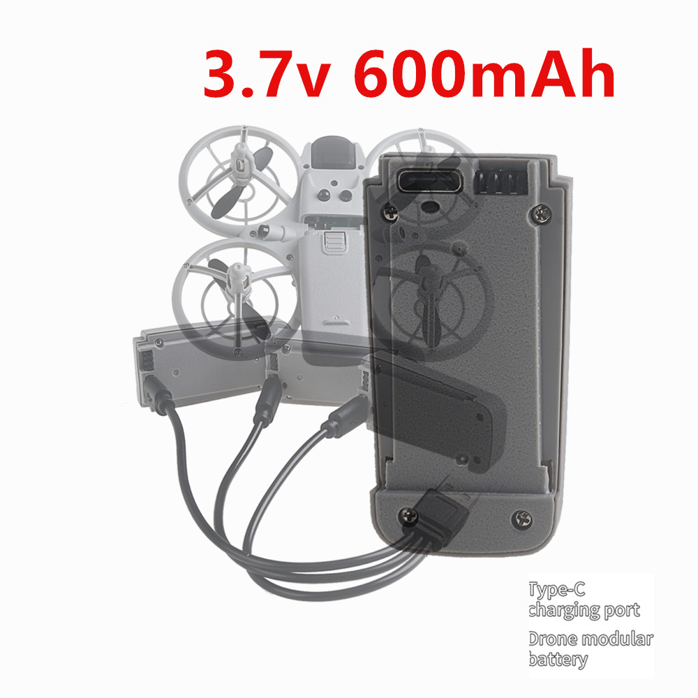 Drone Charger - 802540 3.7V 600mAh แบตเตอรี่ลิโป้สำหรับ 4D-V53 รีโมทคอนโทรลเครื่องบินแบตเตอรี่อุปกรณ์เสริมพร้อมชุดเครื่องชาร์จ